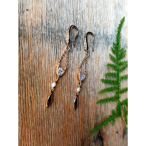 Hanka IN auskarai su perlais